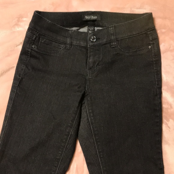White House/Black Market (Black) Skinny Leg Jeans - Picture 2 of 9